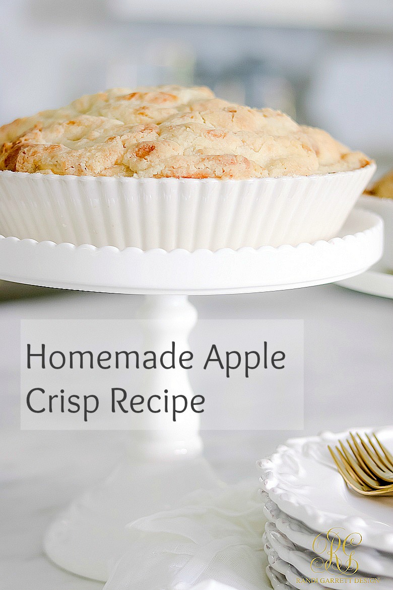 homemade apple crisp recipe