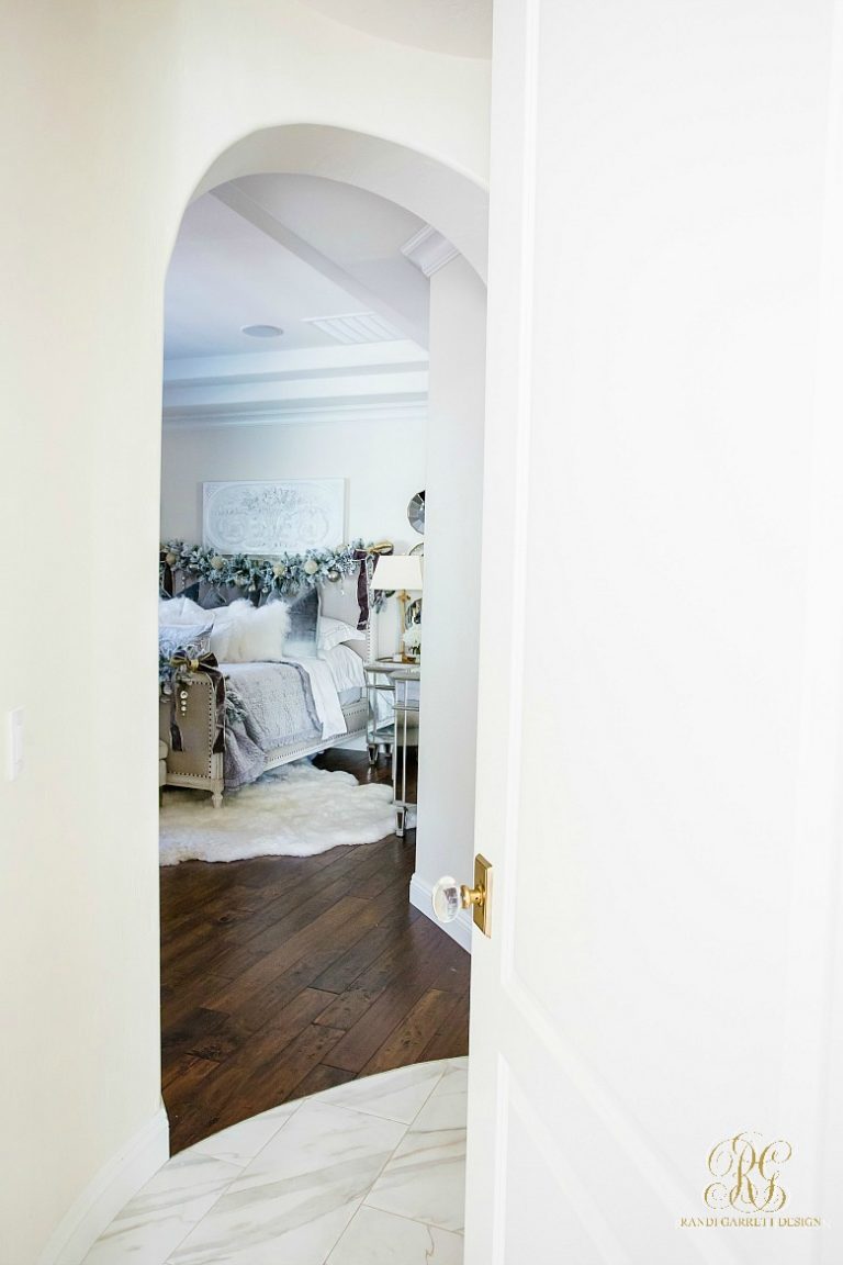 Elegant Christmas Bedroom - Randi Garrett Design