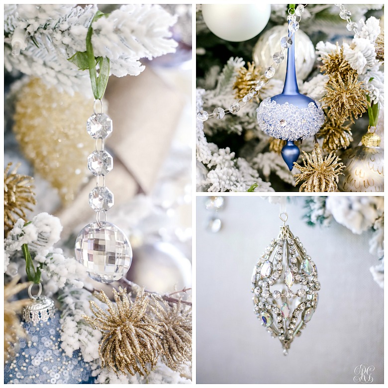 elegant Christmas ornaments - crystal Christmas Tree ornaments