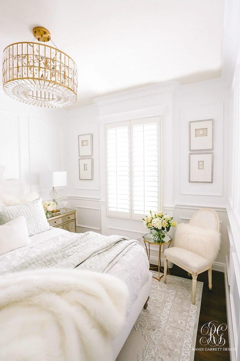 Glam Guest Bedroom Makeover - Randi Garrett Design