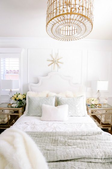 Glam Guest Bedroom Makeover - Randi Garrett Design