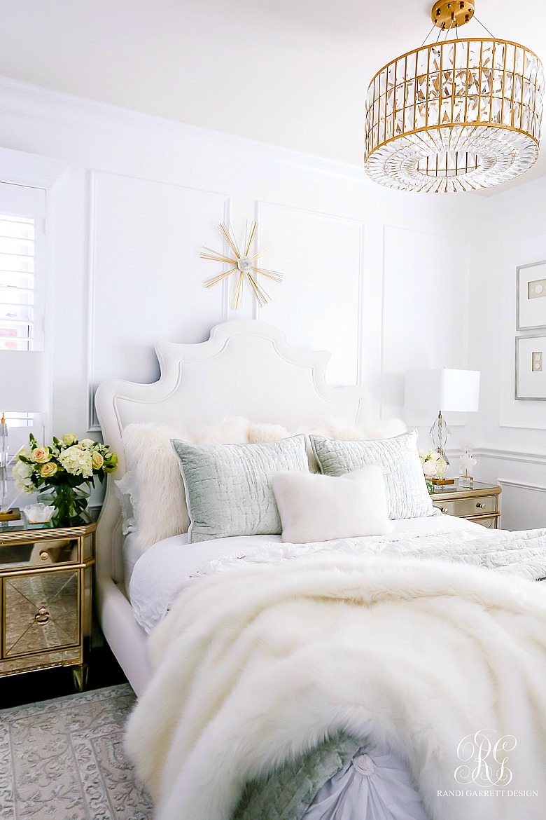 glam guest bedroom