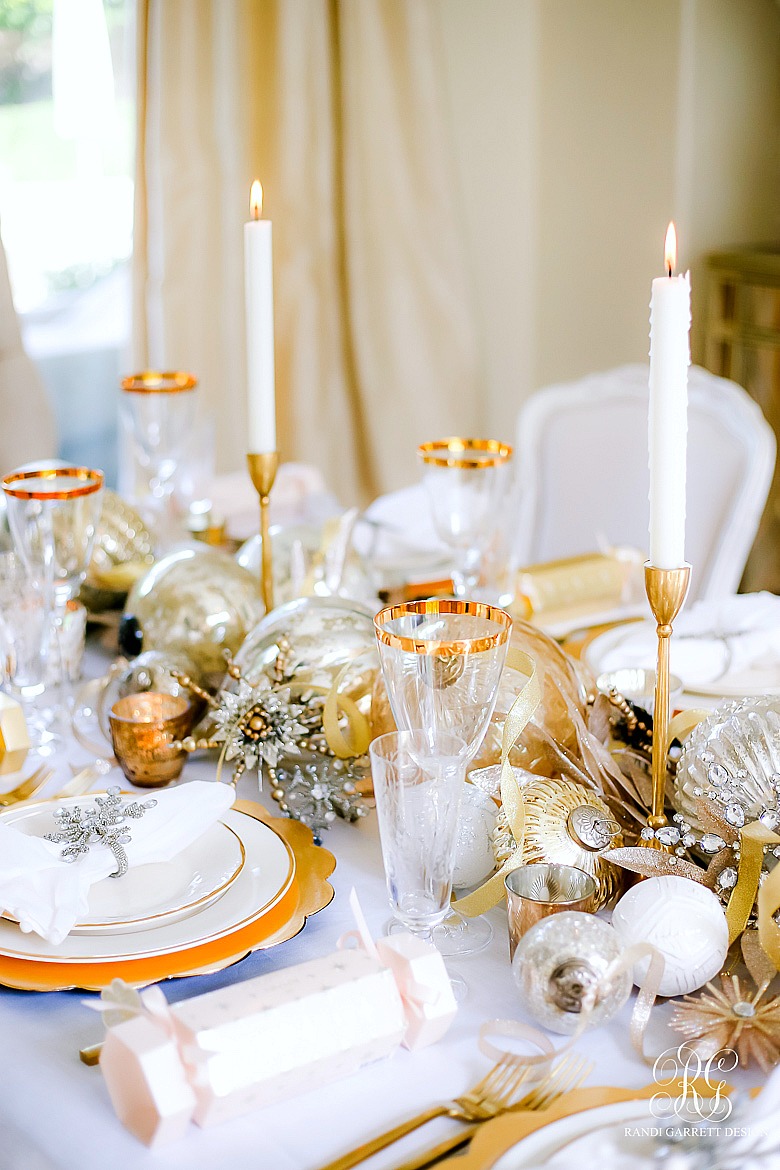 3 Tips to Set a Magical Silver and Gold Christmas Table - Randi Garrett