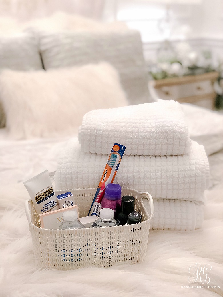 essentials guest basket