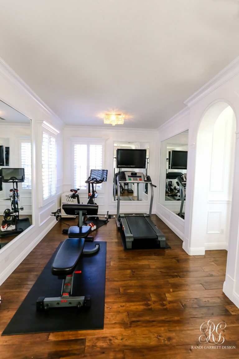 Glam Home Gym Reveal - Randi Garrett Design