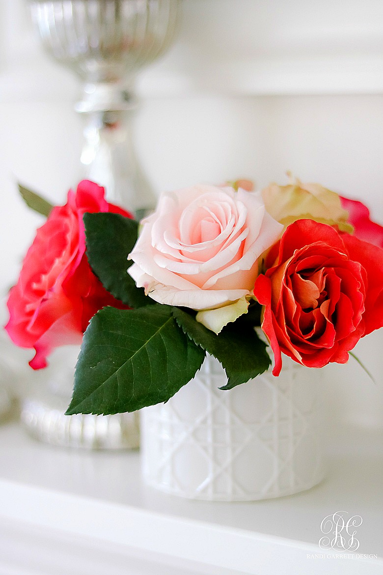 floral arranging ideas - mini rose arrangement 