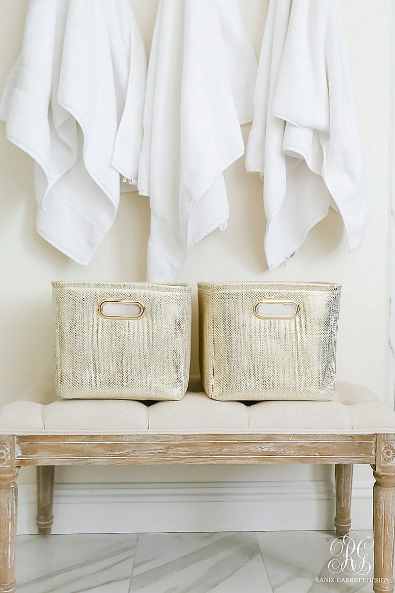 Easy Bathroom Organizing Projects - Randi Garrett Design