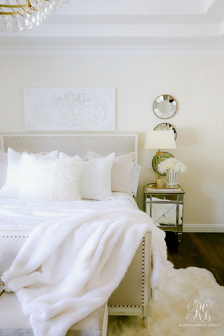 white bed - bedding essentials