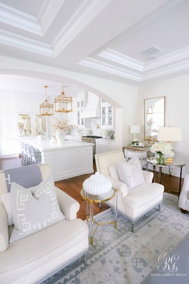 How to Decorate using White with Kids and Pets - Randi Garrett Design