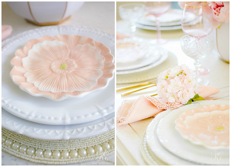 Pink Peony Easter Table