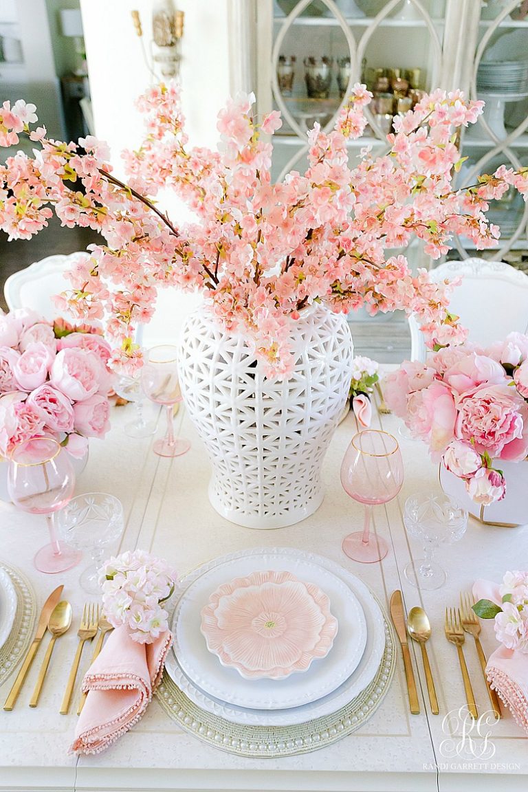 Pink Peony Easter Table - Randi Garrett Design