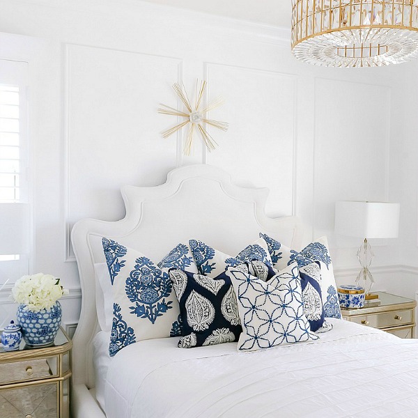 7 Ways to Style Pillows on Your Bed - Randi Garrett Design