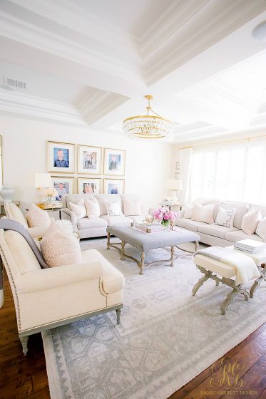 How to Clean a Crystal Chandelier - Randi Garrett Design