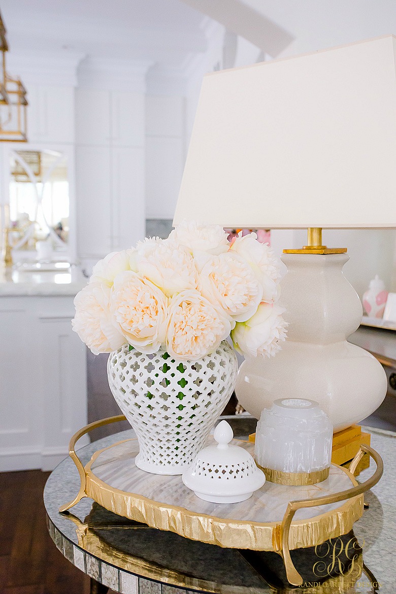 White and Gold Home Decor Randi Garrett Design