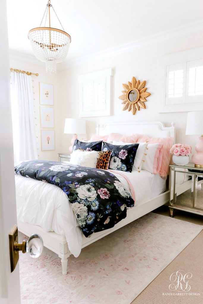 Pink and Gold Tween Bedroom - Randi Garrett Design