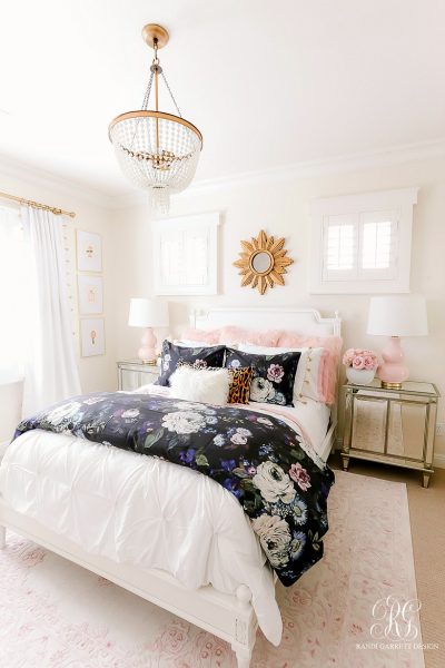 Girly Teen Bedroom Makeover - Randi Garrett Design