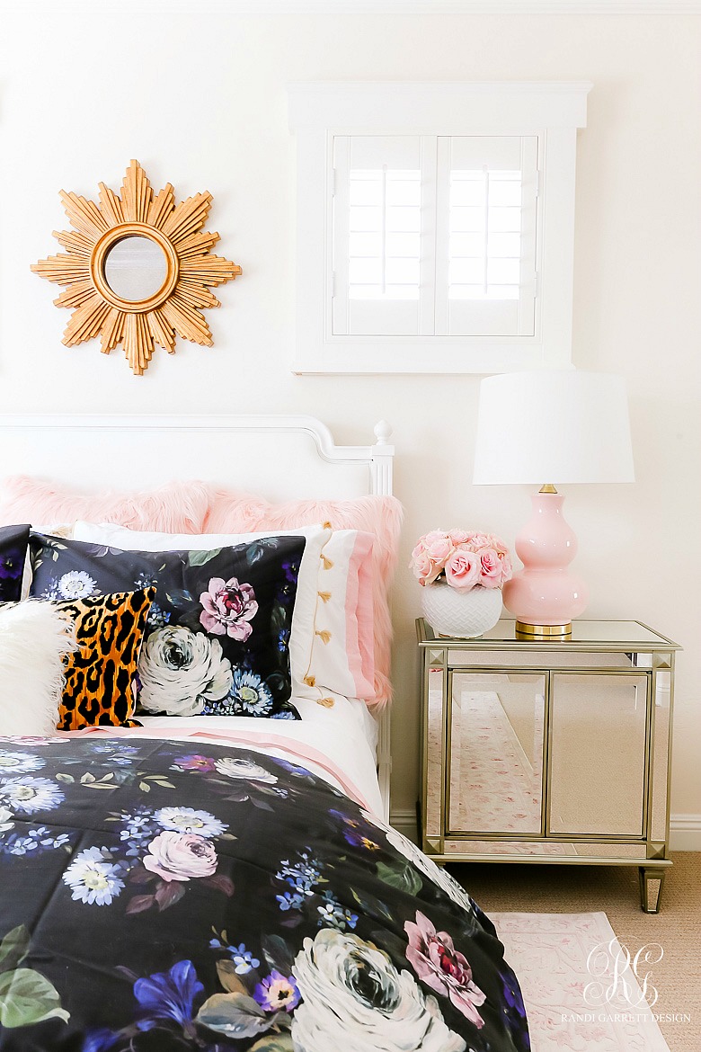 Girly Teen Bedroom Makeover - gorgeous girls bedroom