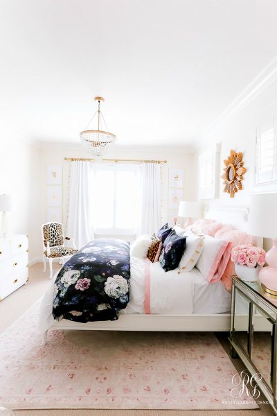 Pink and Gold Tween Bedroom - Randi Garrett Design