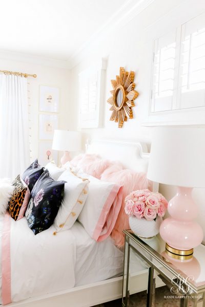 Girly Teen Bedroom Makeover - Randi Garrett Design