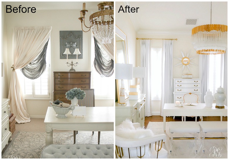 Glam Home Office Reveal - Randi Garrett Design