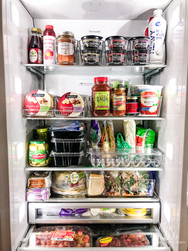 fridge after - refrigerator organization 