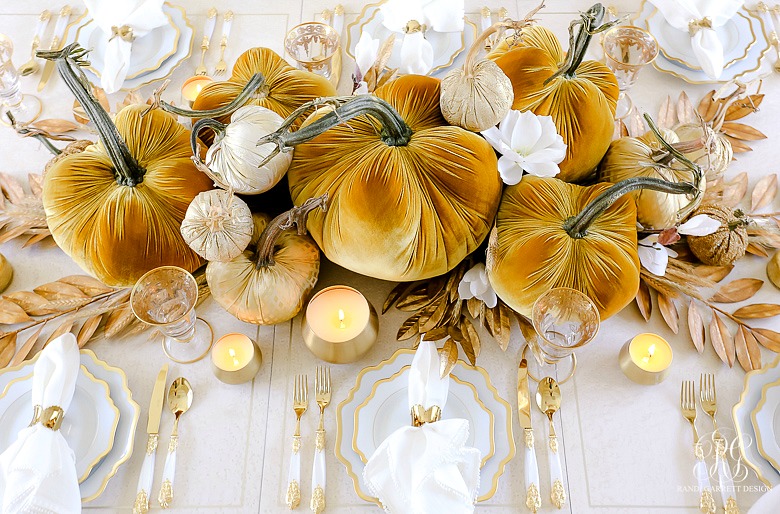 elegant fall table