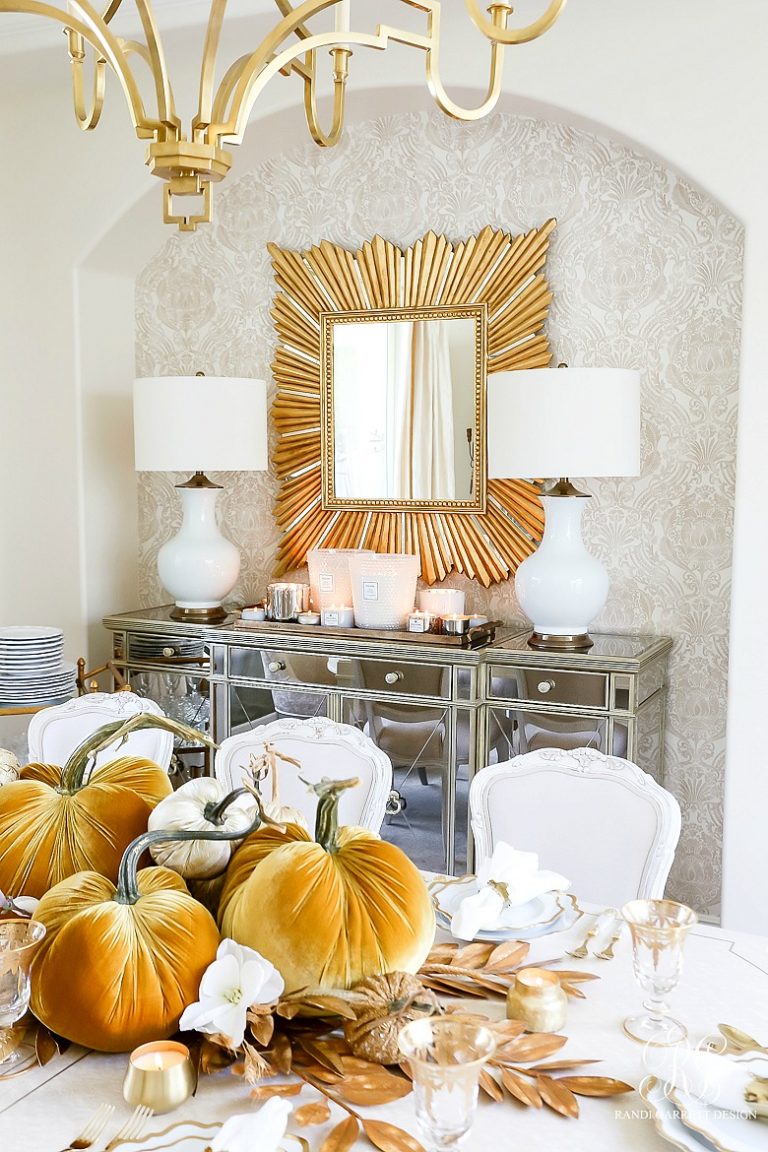 Golden Harvest Fall Table - Randi Garrett Design