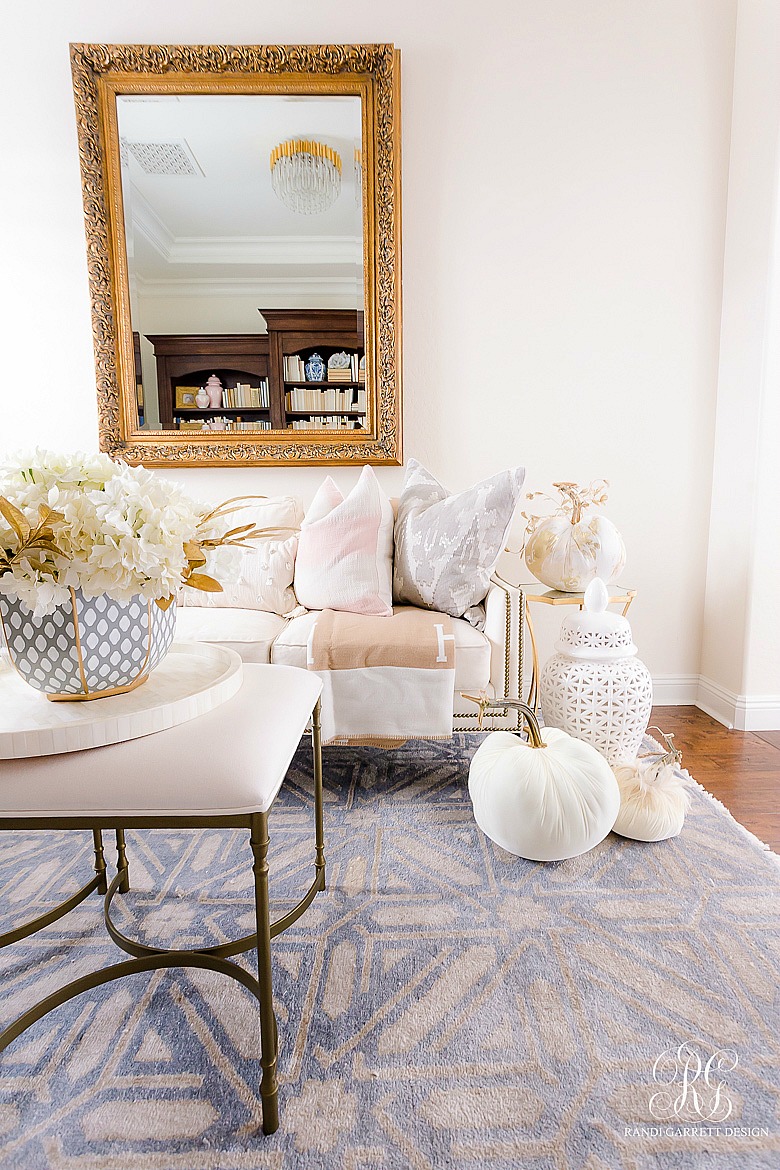 glam fall decor