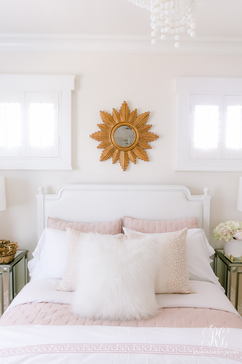 glam pink bedroom
