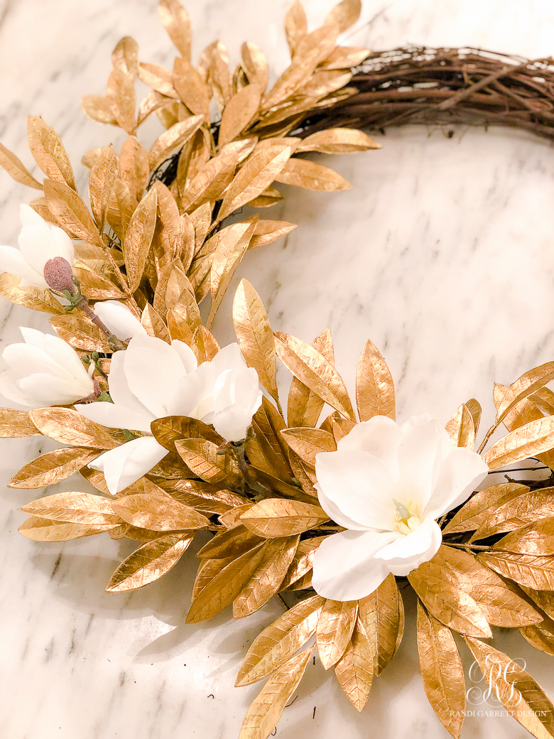 Gold Fall Wreath Tutorial