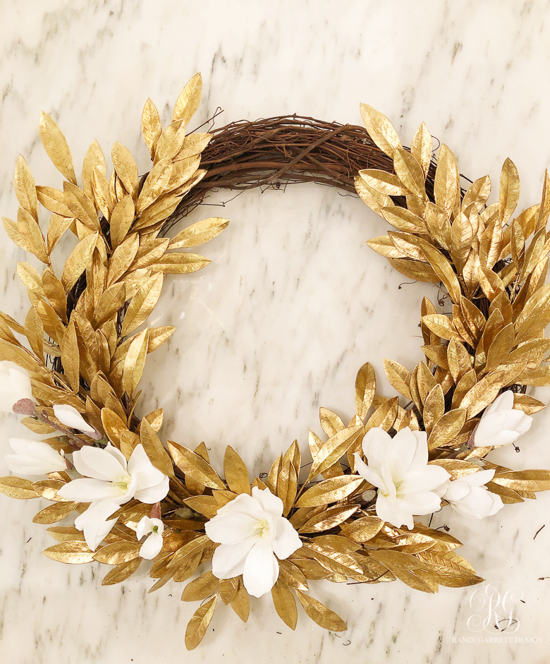 Gold Fall Wreath Tutorial