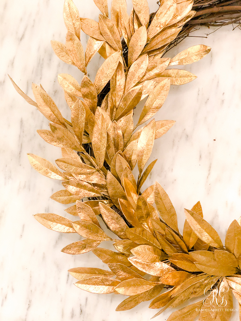 Gold Fall Wreath Tutorial