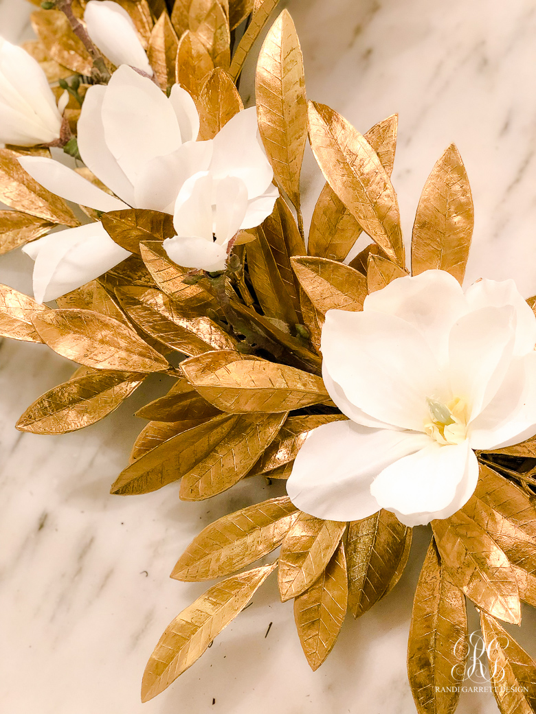 Gold Fall Wreath Tutorial