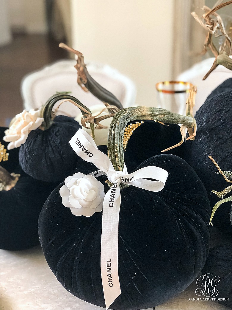 Chanel inspired pumpkin