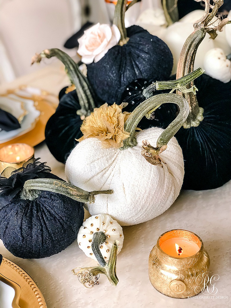 Chanel Inspired Glam Halloween Table