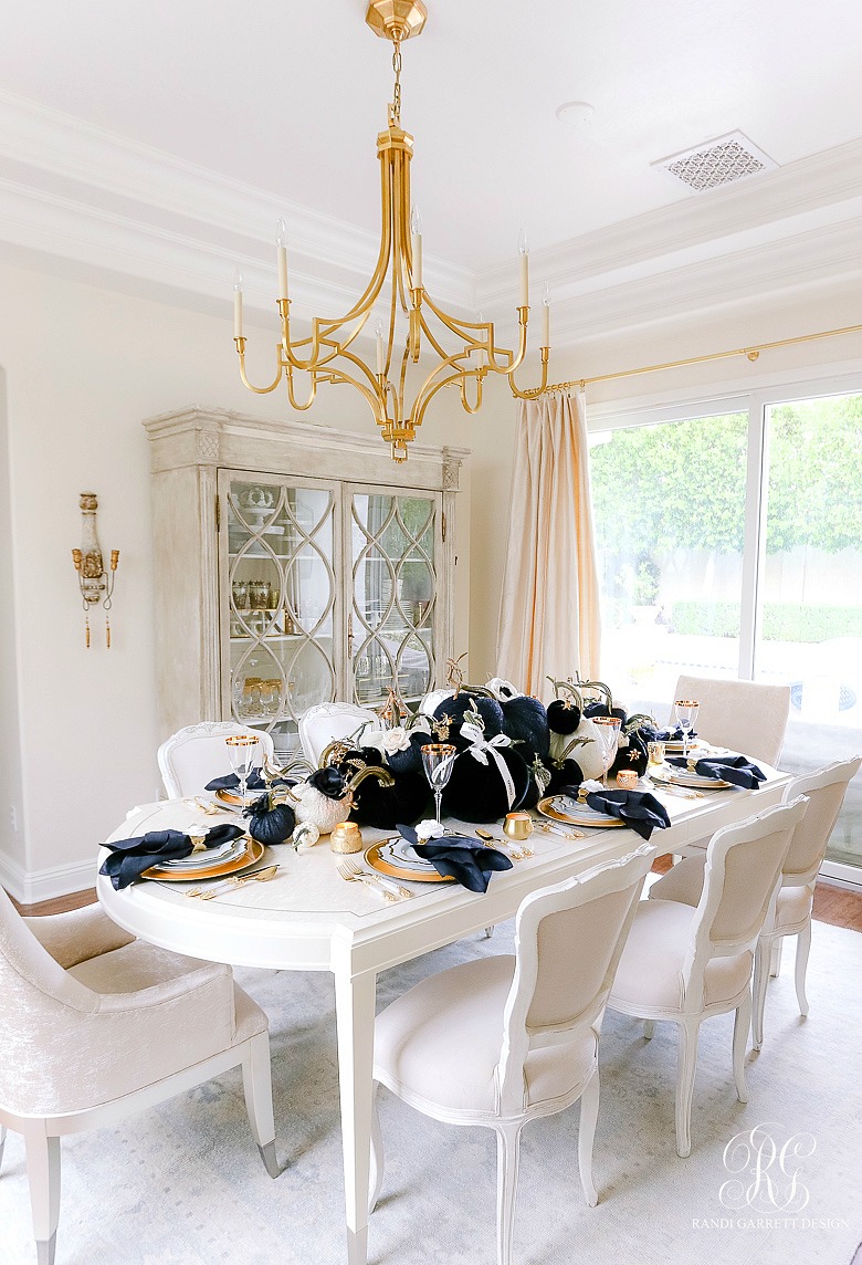 chanel room decor for table