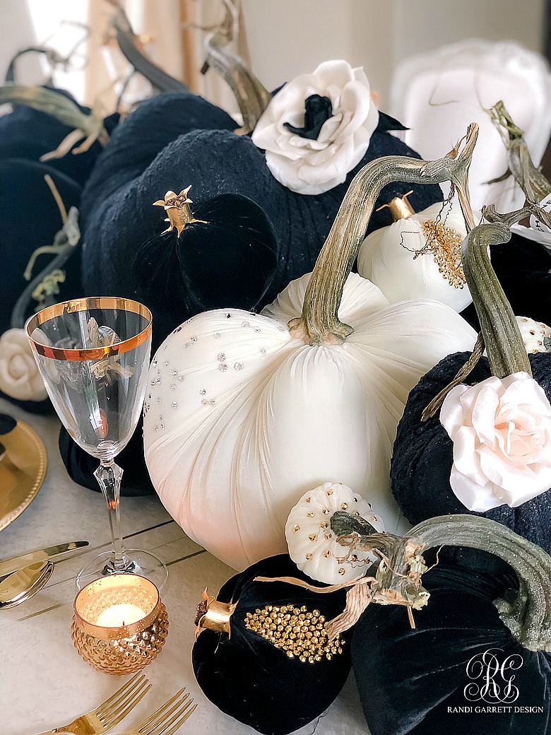 Chanel Inspired Glam Halloween Table