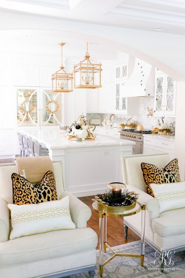 Glam Gold Halloween Home Tour - Randi Garrett Design