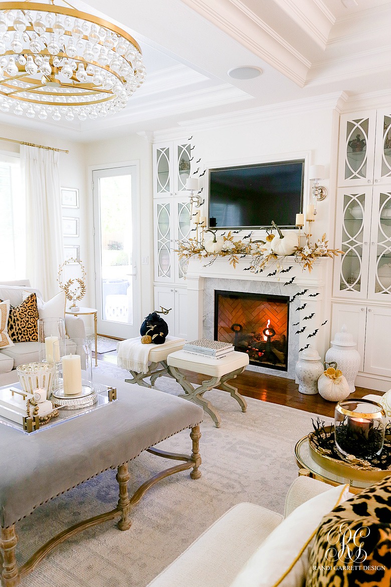 Glam Gold Halloween Home Tour - Randi Garrett Design