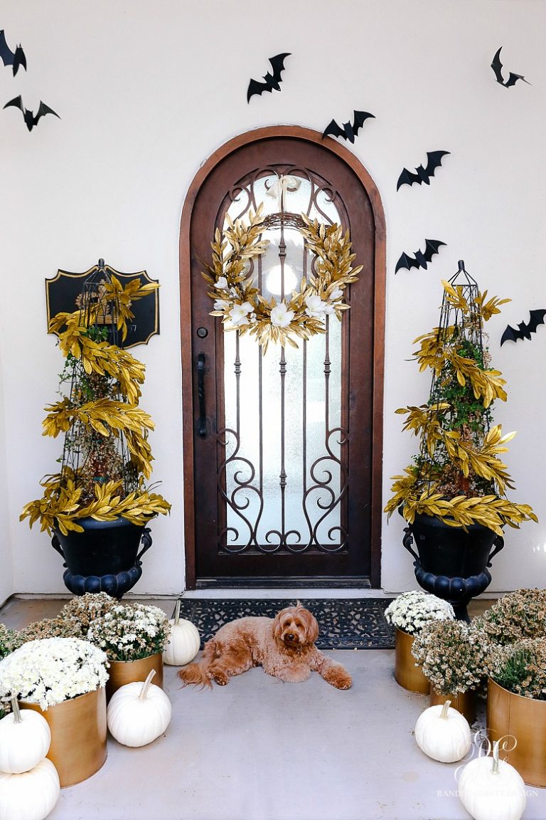 Glam Gold Halloween Home Tour - Randi Garrett Design