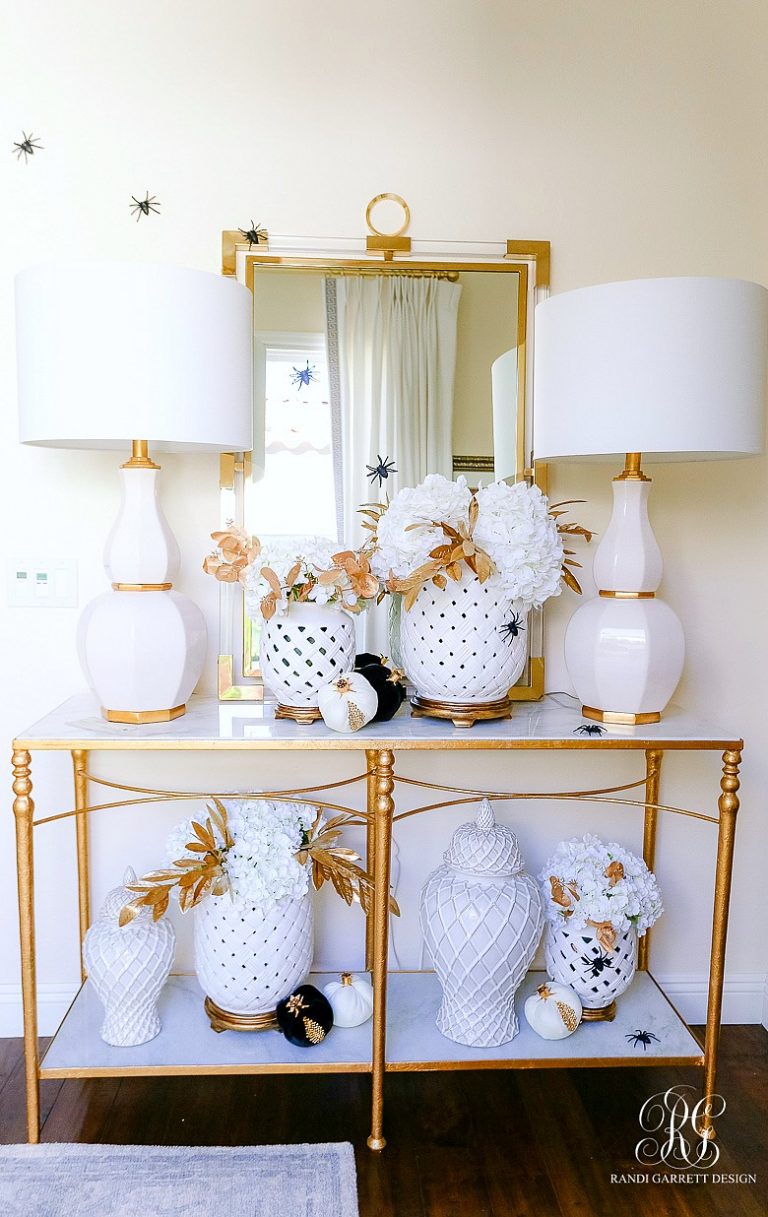Glam Gold Halloween Home Tour - Randi Garrett Design
