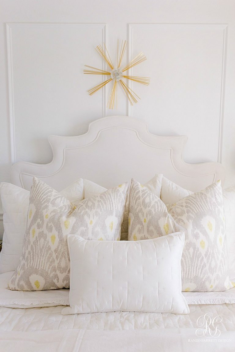 7 Ways to Style Pillows on Your Bed Randi Garrett Design