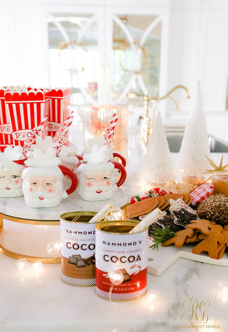 Christmas entertaining ideas - hot chocolate bar