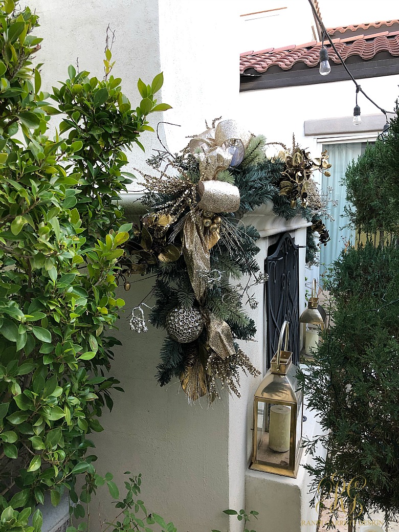 Oh Holy Night Christmas Home Tour - Christmas Porch + Entryway