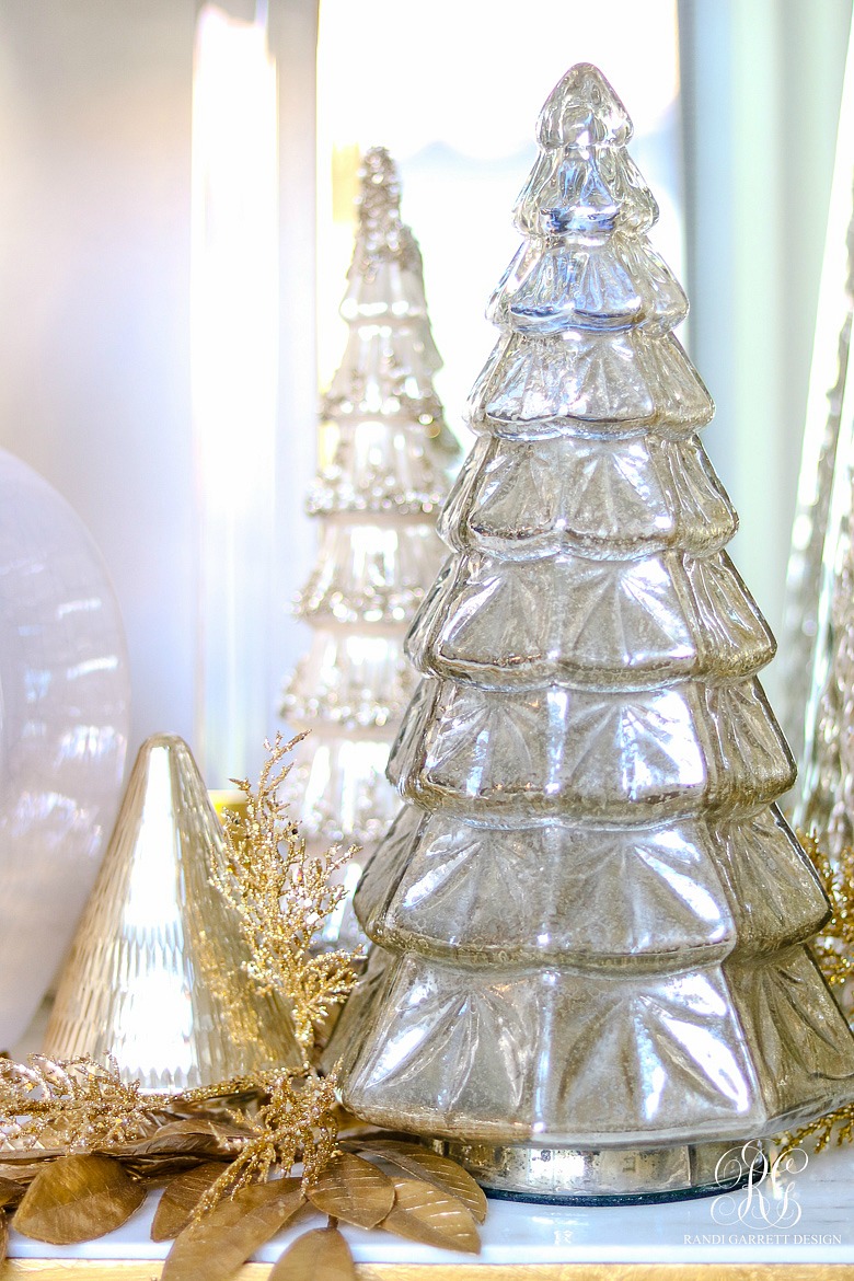 mercury glass christmas trees