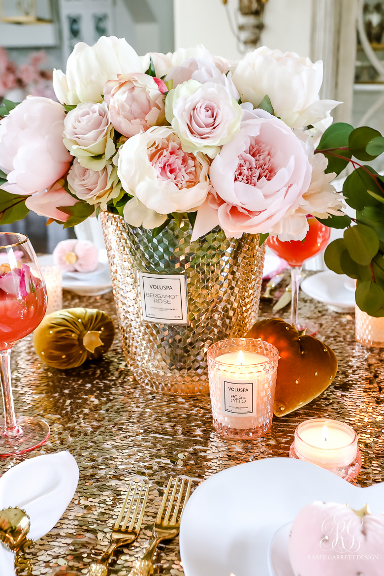 Pink Peony Valentine's Day Table