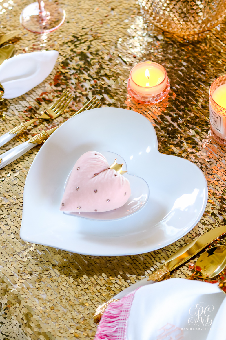 Chic Galentine's Day Table for Valentine's Day - Randi Garrett Design