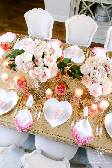 Pink Peony Valentine's Day Table - Randi Garrett Design