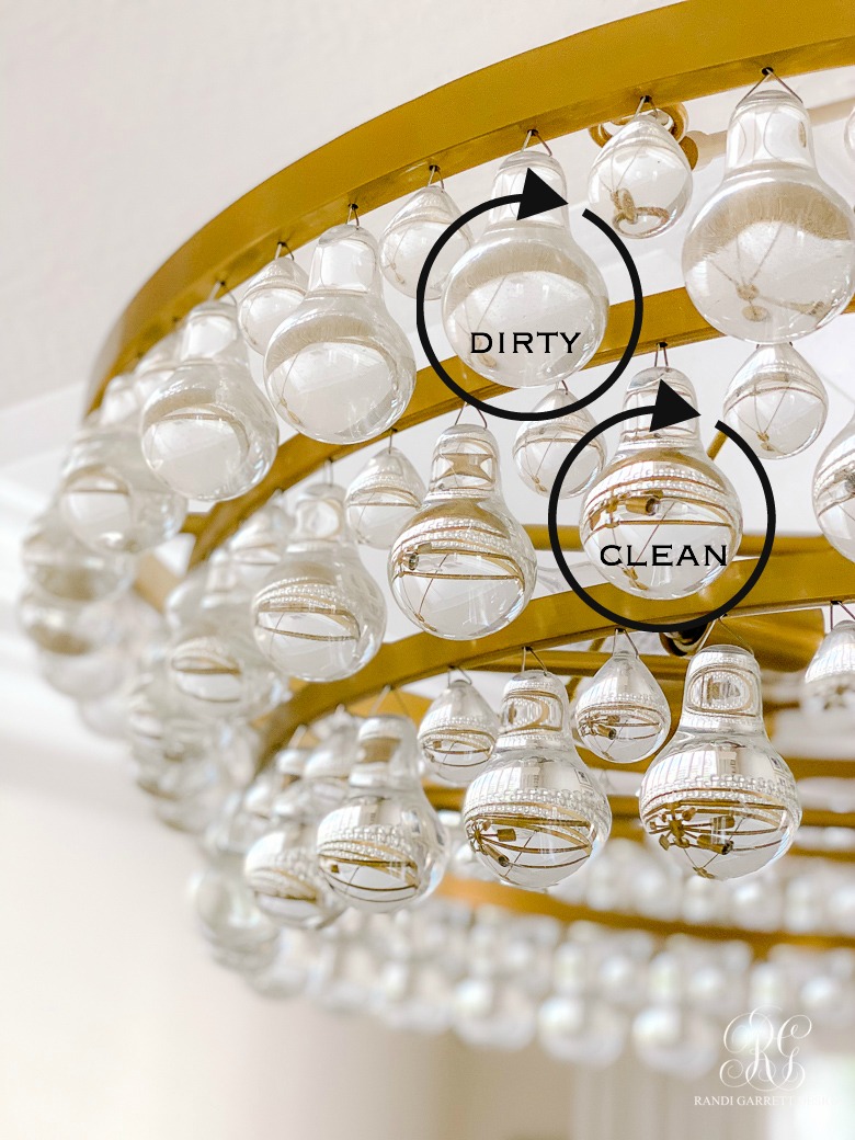 How To Clean A Crystal Chandelier, What To Use Clean Chandelier