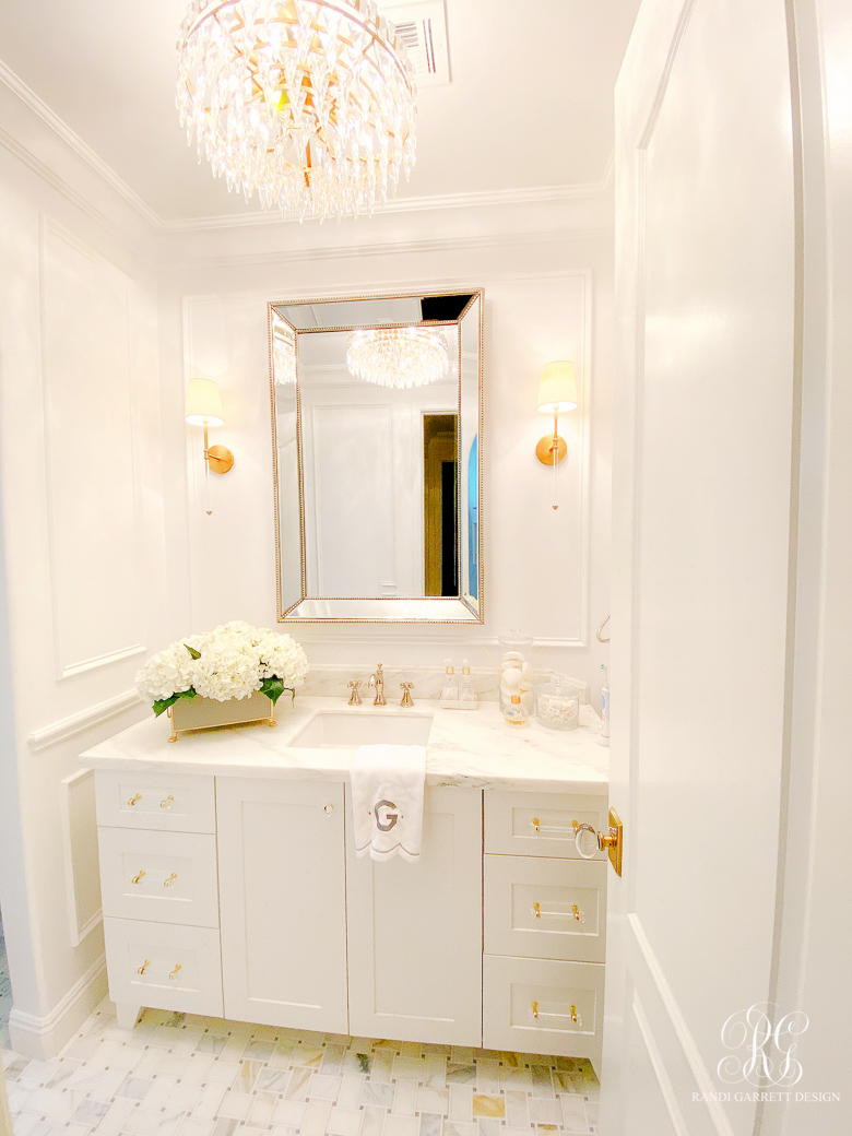 glam bathroom